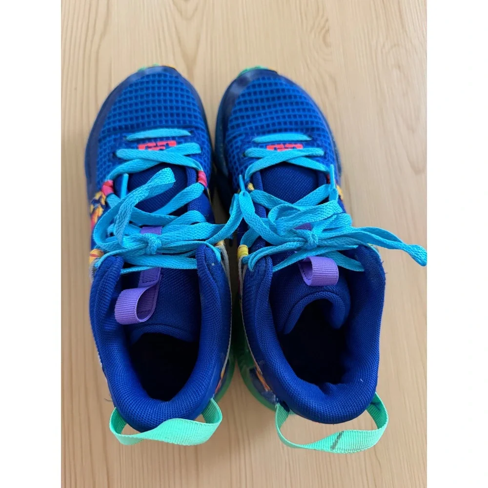 Nike LeBron Witness 7 GS Hyper Royal Green Strike Kids DQ8650-400 Size 4.5Y